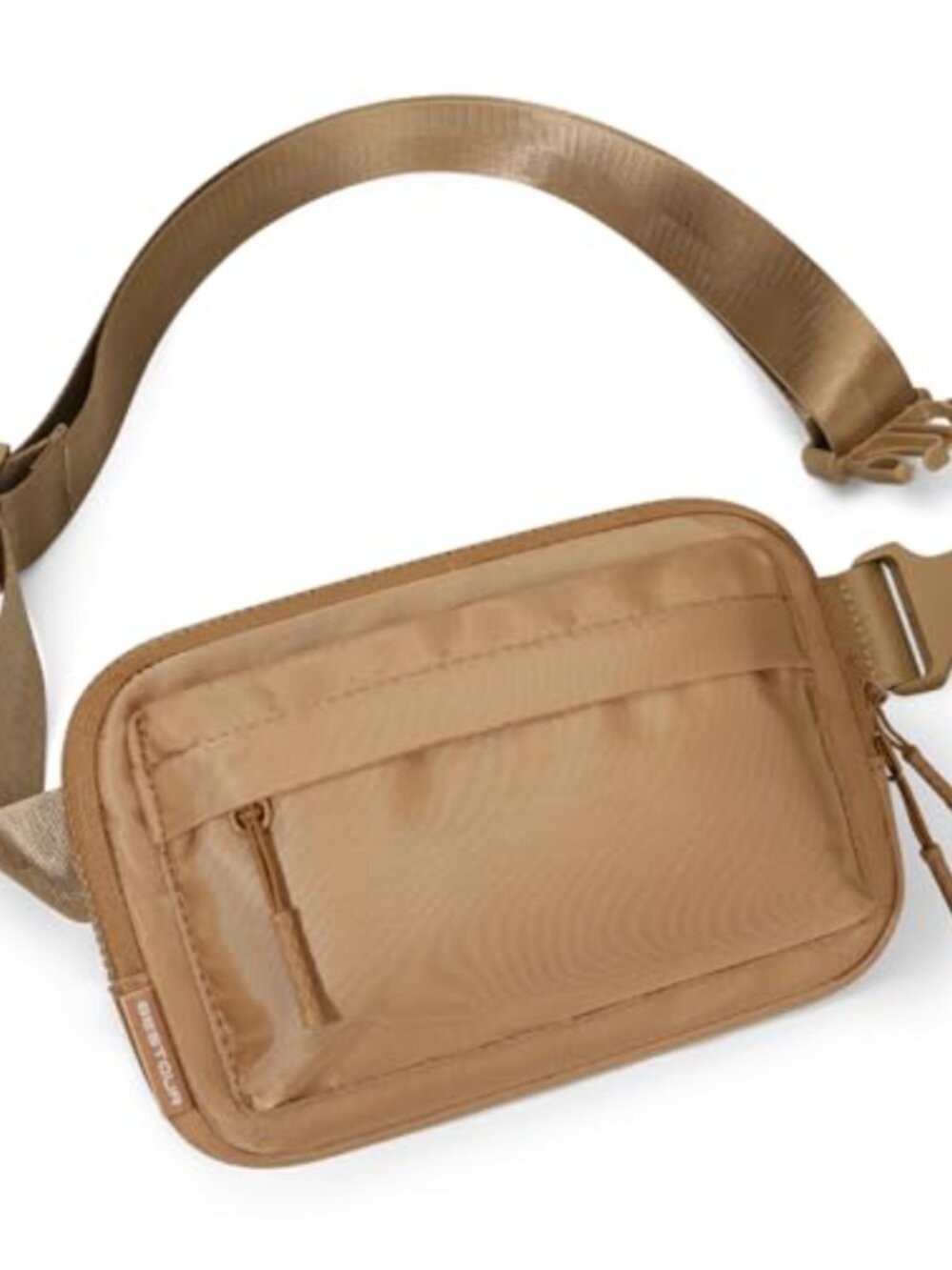 4-Pocket Water-Resistant Nylon Belt Bag Crossbody Waist Pack Adjustable